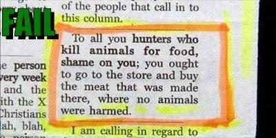 Animal rights fail