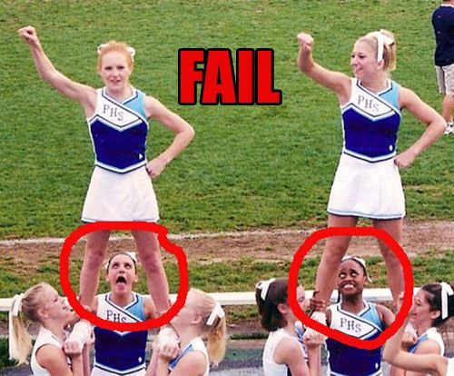 Cheerleader Fail