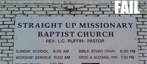 Church Name Fail