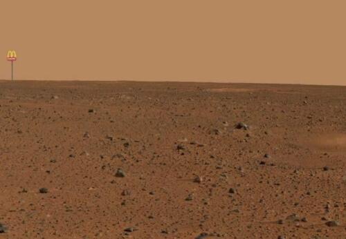 First photo from Mars Explorer