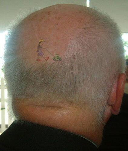 Hair tatoo