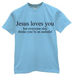 Jesus loves you t-shirt