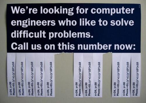 Seeking computer engineers