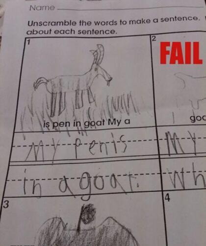 Worksheet Fail