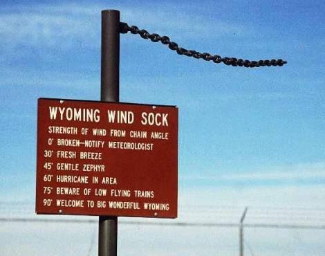 Wyoming wind sock