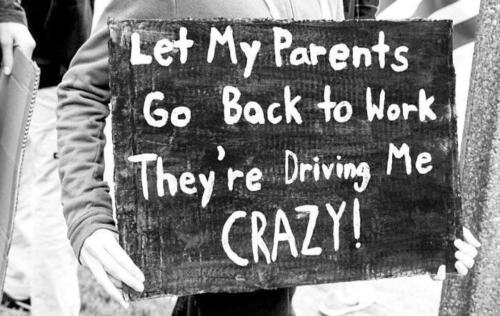 parents to work